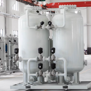 PSA nitrogen generators for these scientific applications are designed to produce high purity nitrogen by regulating gas adsorption and adsorbent regeneration by changing pressures in two adsorber-adsorbent containing vessels. PSA nitrogen generators for these scientific applications are designed to produce high purity nitrogen by regulating gas adsorption and adsorbent regeneration by changing pressures in two adsorber-adsorbent containing vessels.